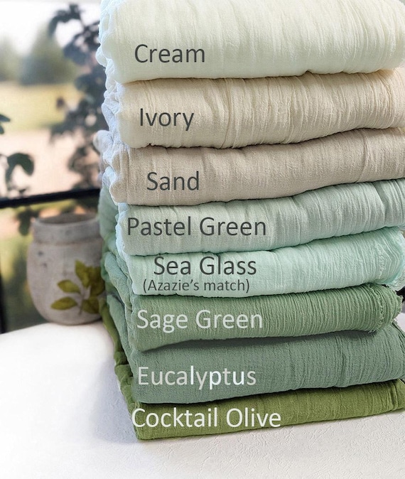 Rustic Gauze Table Runner, Wedding Table Centerpiece, Arch & Beach Wedding decor, Rustic wedding runner, Photo back drop, Azazie's match