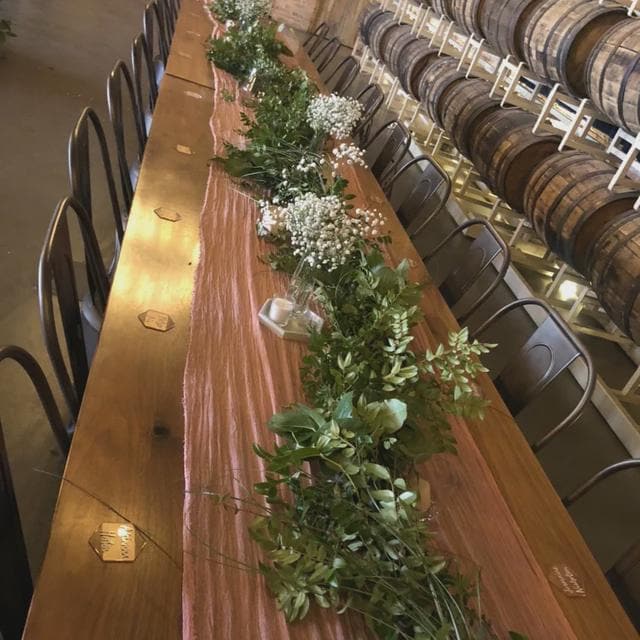 Rustic Cheesecloth Table Runner