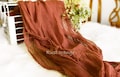 Rust Orange Gauze, Arch Wedding, Table Centerpieces, Bridal Showers Party Decor, BOHO Wedding, Out Door Wedding, Events Decor