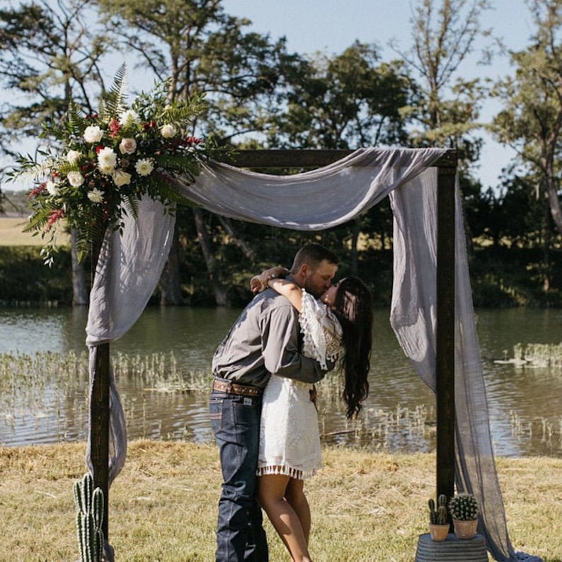 Vintage Mauve Gauze Table Runner Wedding Table Centerpiece Etsy