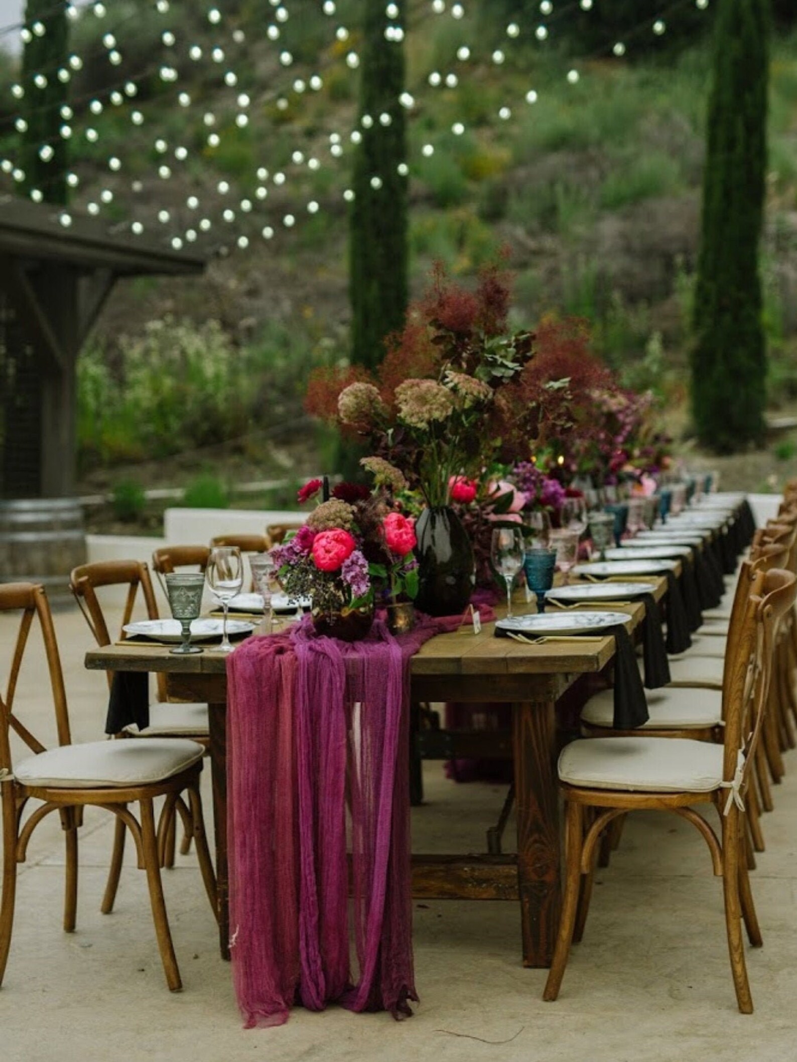 Rustic Burgundy-red Wine Events Centerpiecesrustic Wedding - Etsy