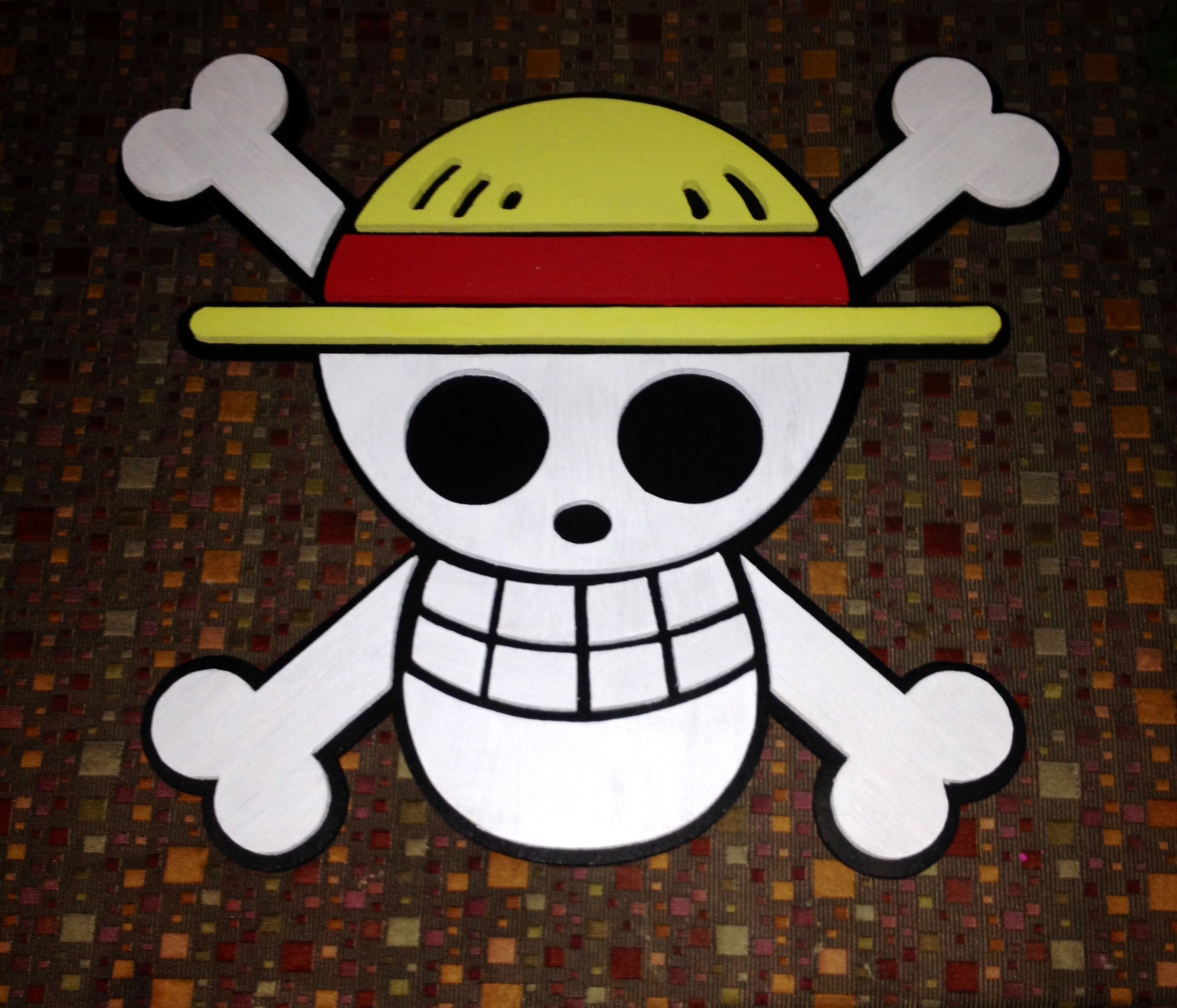 Luffy's Jolly Roger | Etsy