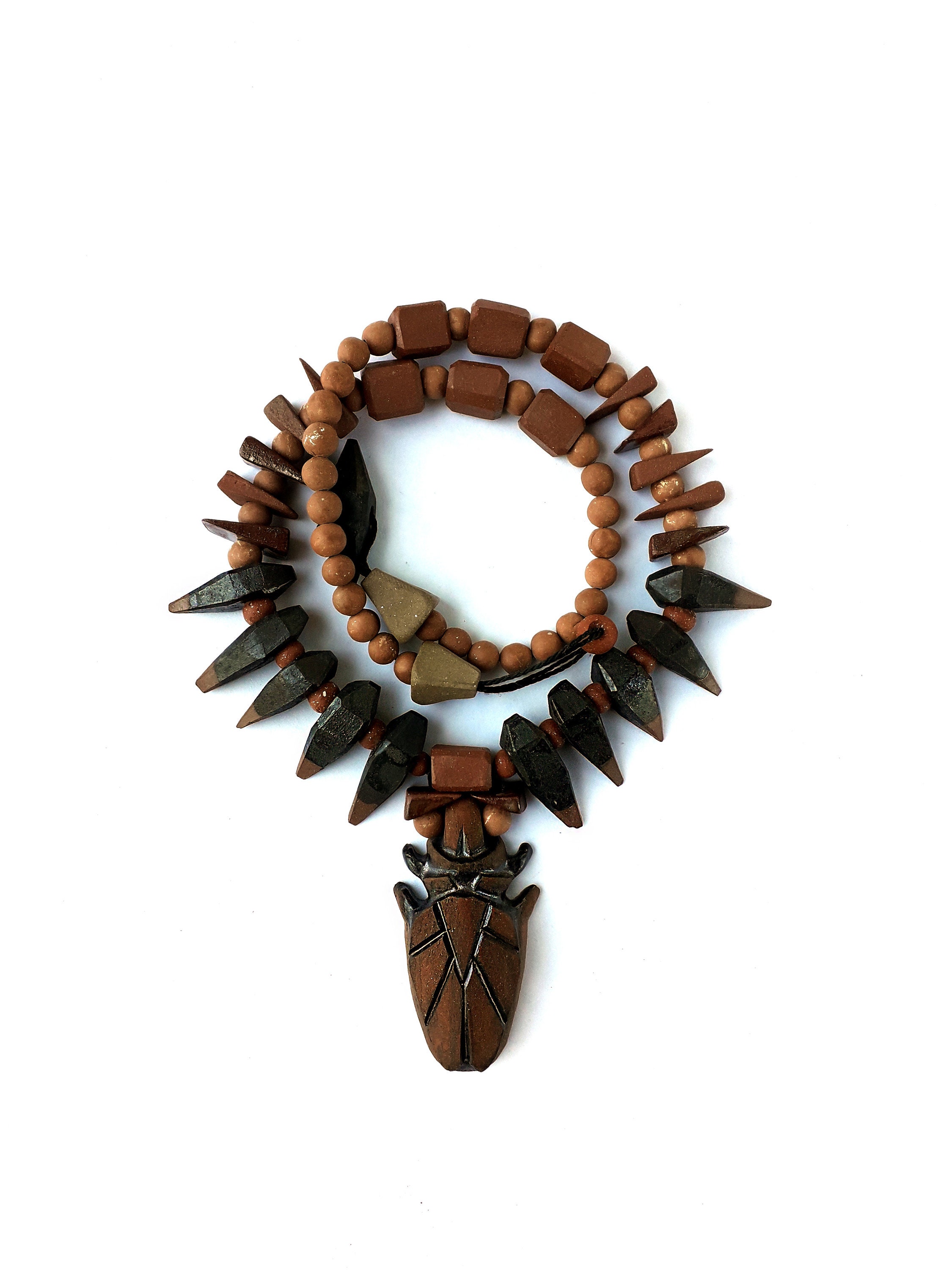 African Pendant Necklace Men African Jewelry Modern Square Etsy