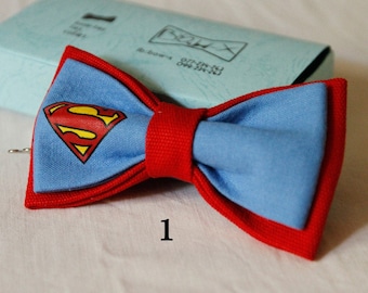 Superhero bow tie for kids
