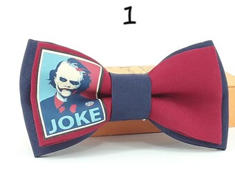 Joker bow tie for men and kids