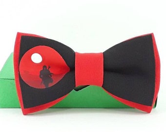 The Mandalorian printed bow tie for man and kid