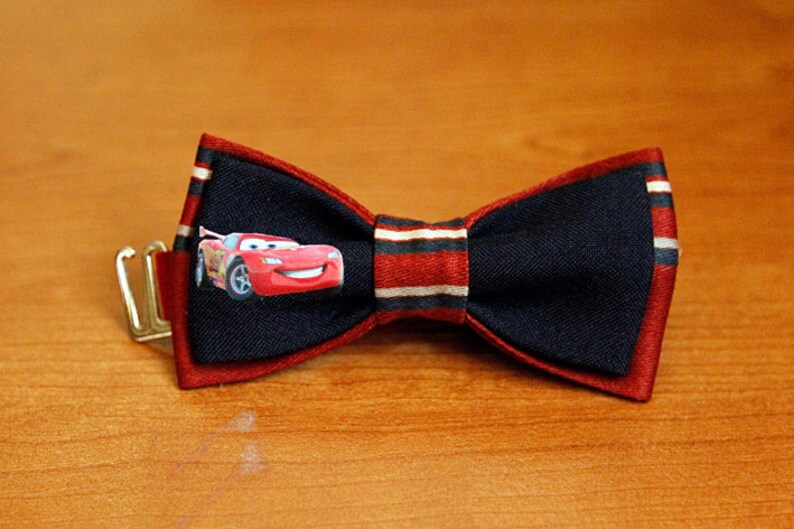 Cars Cartoon Characters Printed Bow Tie for Kids Etsy