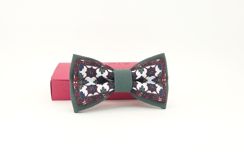 Armenian national carpet bow tie for man and kid