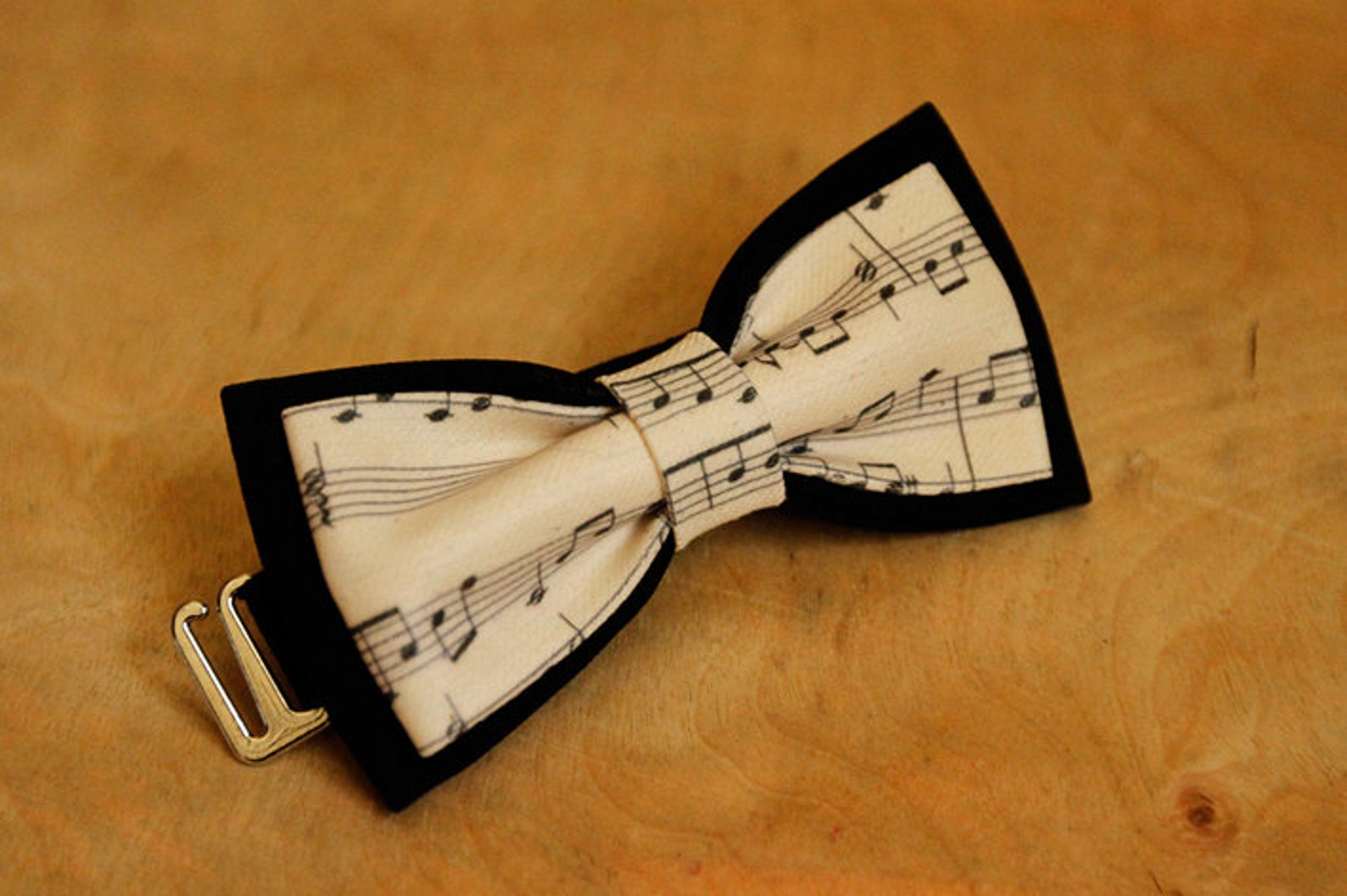 Musical Notes Music Print Bow Tie for Musician - Etsy