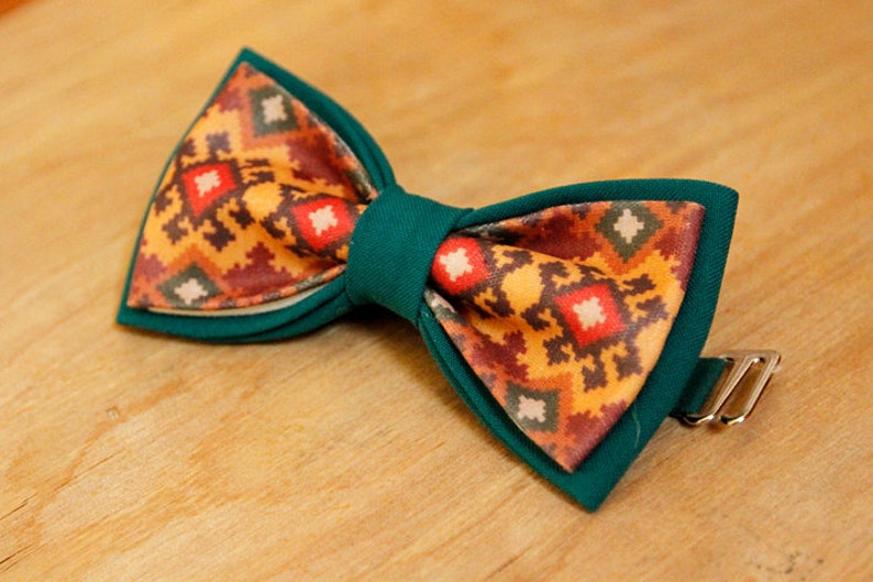 Armenian national, carpet bow tie for man and kid image 2