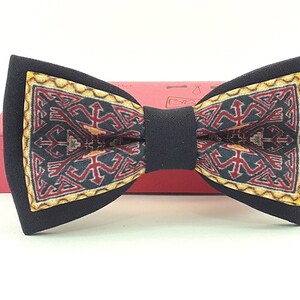 Armenian national, carpet bow tie for man and kid 3