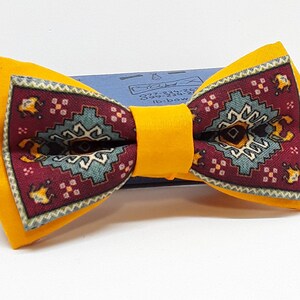 Armenian national, carpet bow tie for man and kid image 5