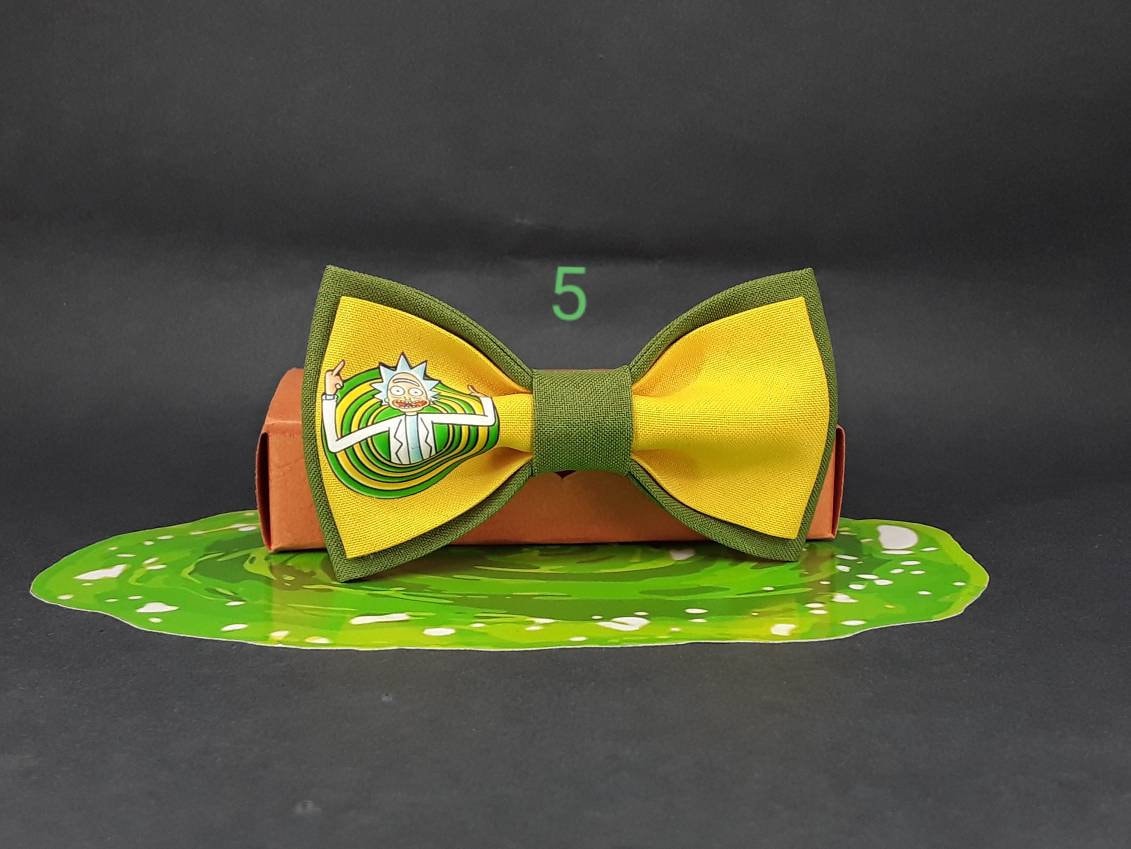 rick and morty bow tie