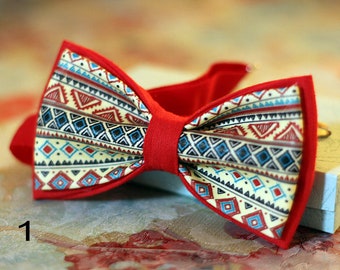 Bow ties with African national patter, made in armenia, armenian bow tie, african style bow tie, man's bow tie, art in bow tie