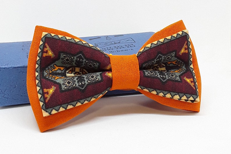 Armenian national, carpet bow tie for man and kid 4