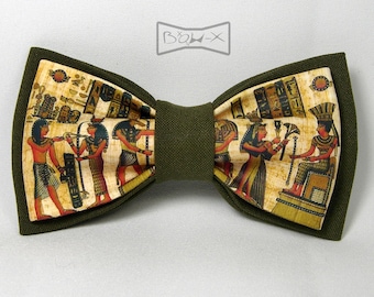 Egyptian print, ethnic Bow Tie for man and kids