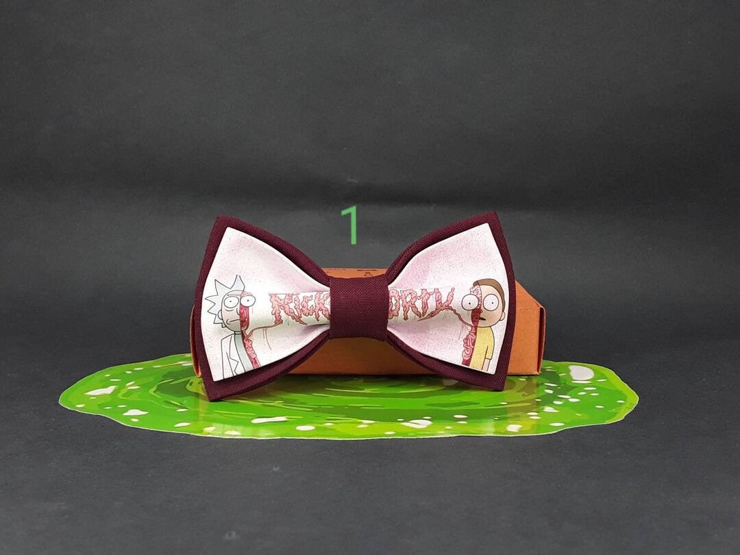 rick and morty bow tie