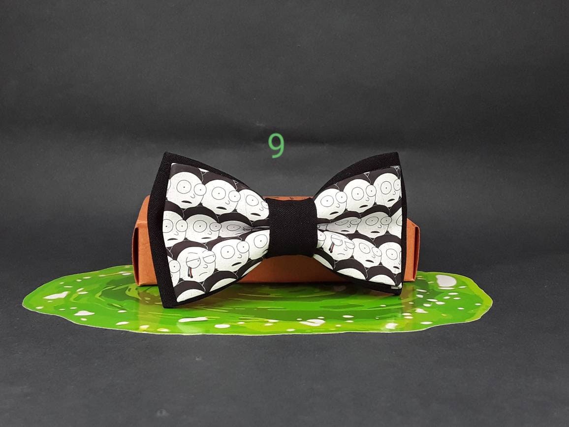 rick and morty bow tie