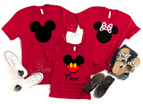 Camisas familiares personalizadas Disneyworld 2023 Minnie Etsy España