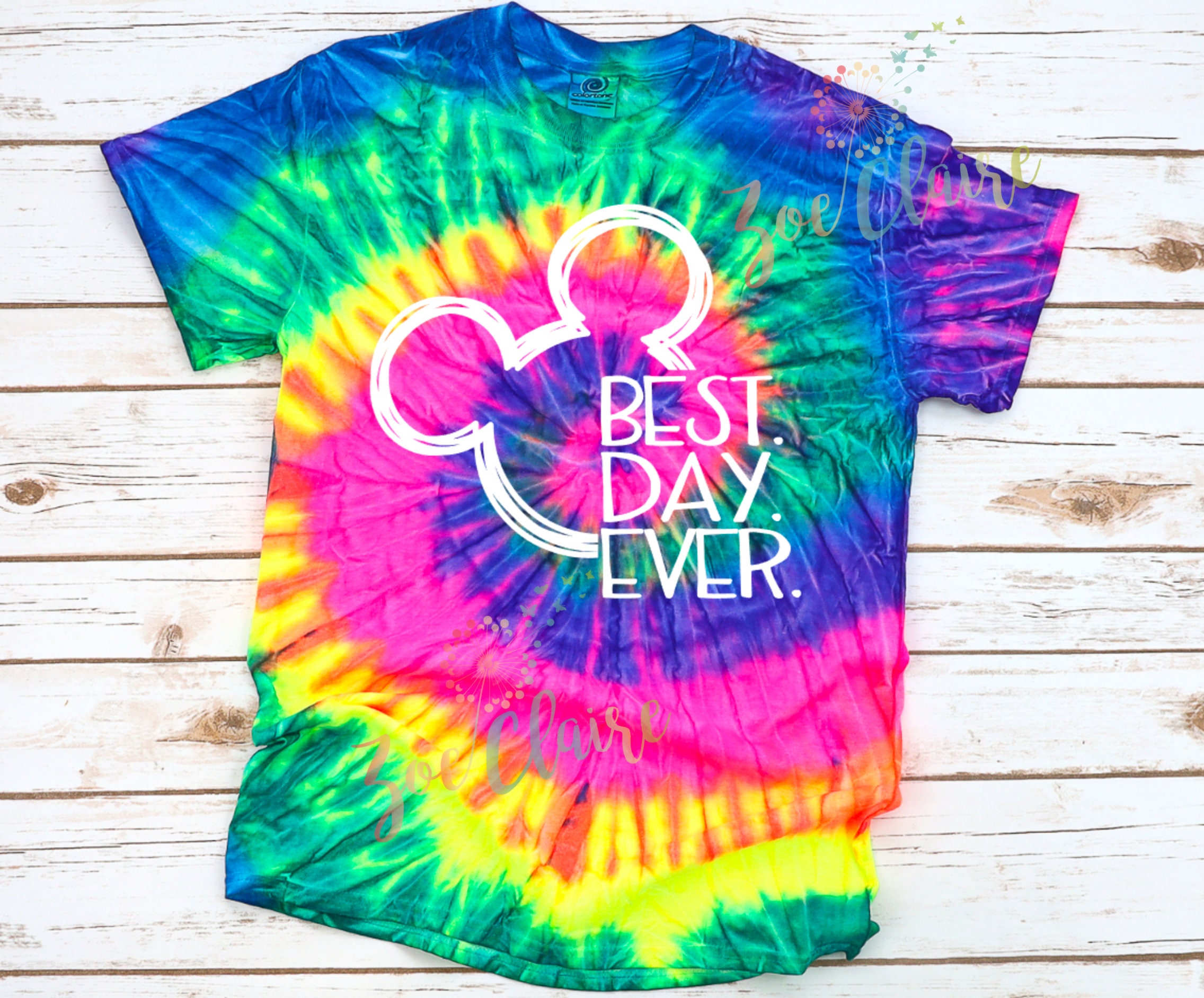Tie dye disneyland sweatshirt new arrivals