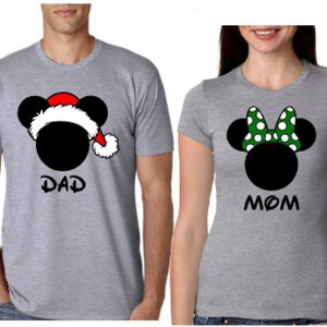 Disney Family Shirts I Christmas Disney Shirts I Mickey and Minnie Reindeer I Disney Princess I Minnie and Mickey Christmas Shirts