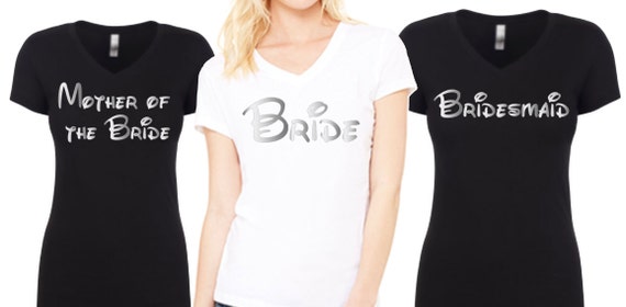 disney bride shirt