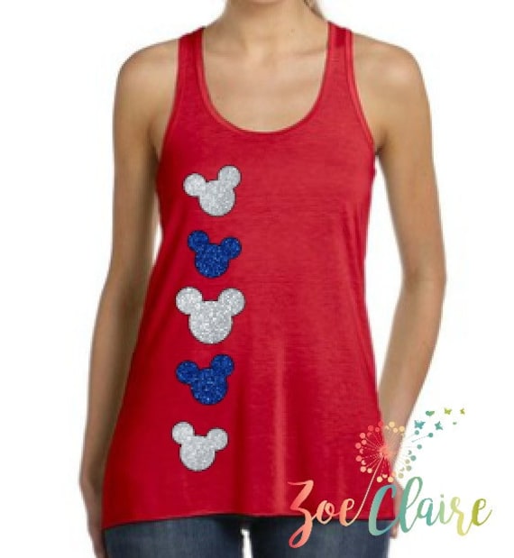 Disney Princess 4th of July Shirt I Glitter Minnie Mouse Tank Top I Disney  Mickey, Minnie Ears I Mickey Mouse Tanks I Disney Family T Shirt 