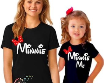Disney Family Shirts, Disney World Family Shirts, Minnie Me Shirts, Mommy and Me Disney Shirts, Minnie Family Shirts, Family Disney Shirts