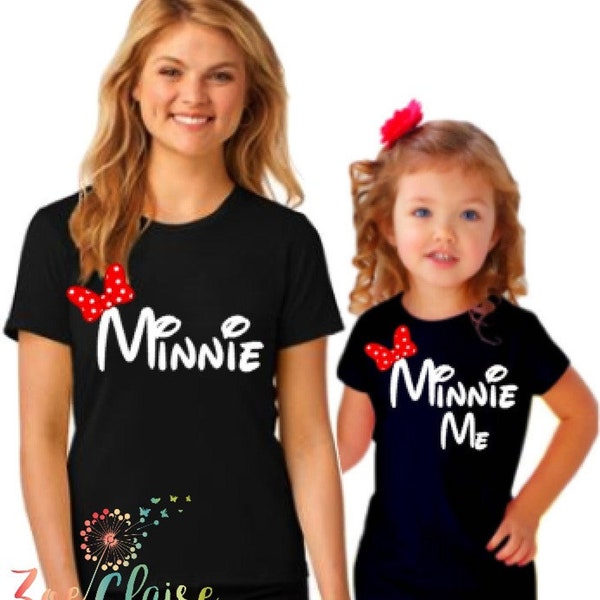 Disney Family Shirts, Disney World Family Shirts, Minnie Me Shirts, Mommy and Me Disney Shirts, Minnie Family Shirts, Family Disney Shirts
