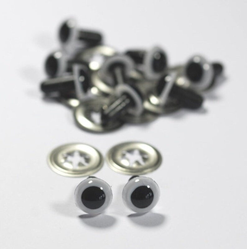 10.5mm Safety Opaque Crystal Eyes With Metal Backs for Teddy Etsy UK