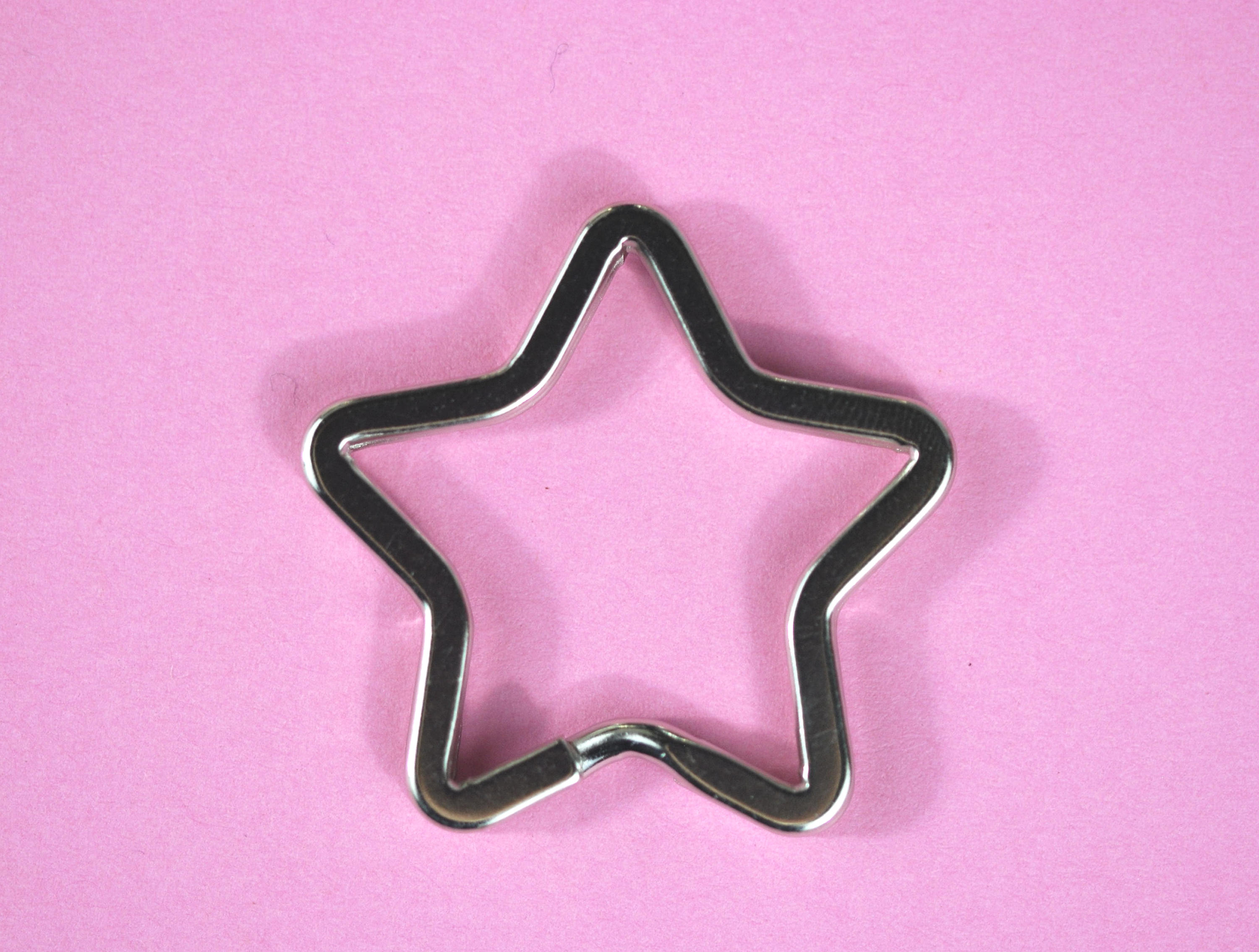 Value Star Double Loop Split Ring - Silver 25mm - Key Keyring Craft Findings Hoop