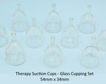 Pack of 25 - Therapy Suction Cup - Glass Cupping Set