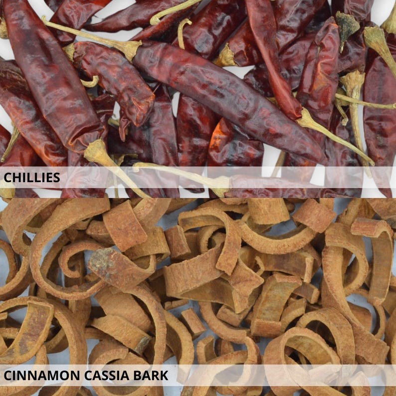 Dried Fruit Slices & Spices - Decoration Orange Lemon Lime Apple Slices, Cinnamon Sticks, Whole Cloves, Chillies - Scented Christmas Wreaths image 8