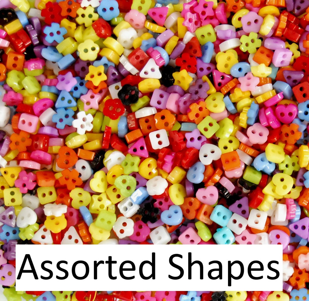 6mm Mini Buttons for Dolls & Soft Toys Clothes Choice of Etsy UK
