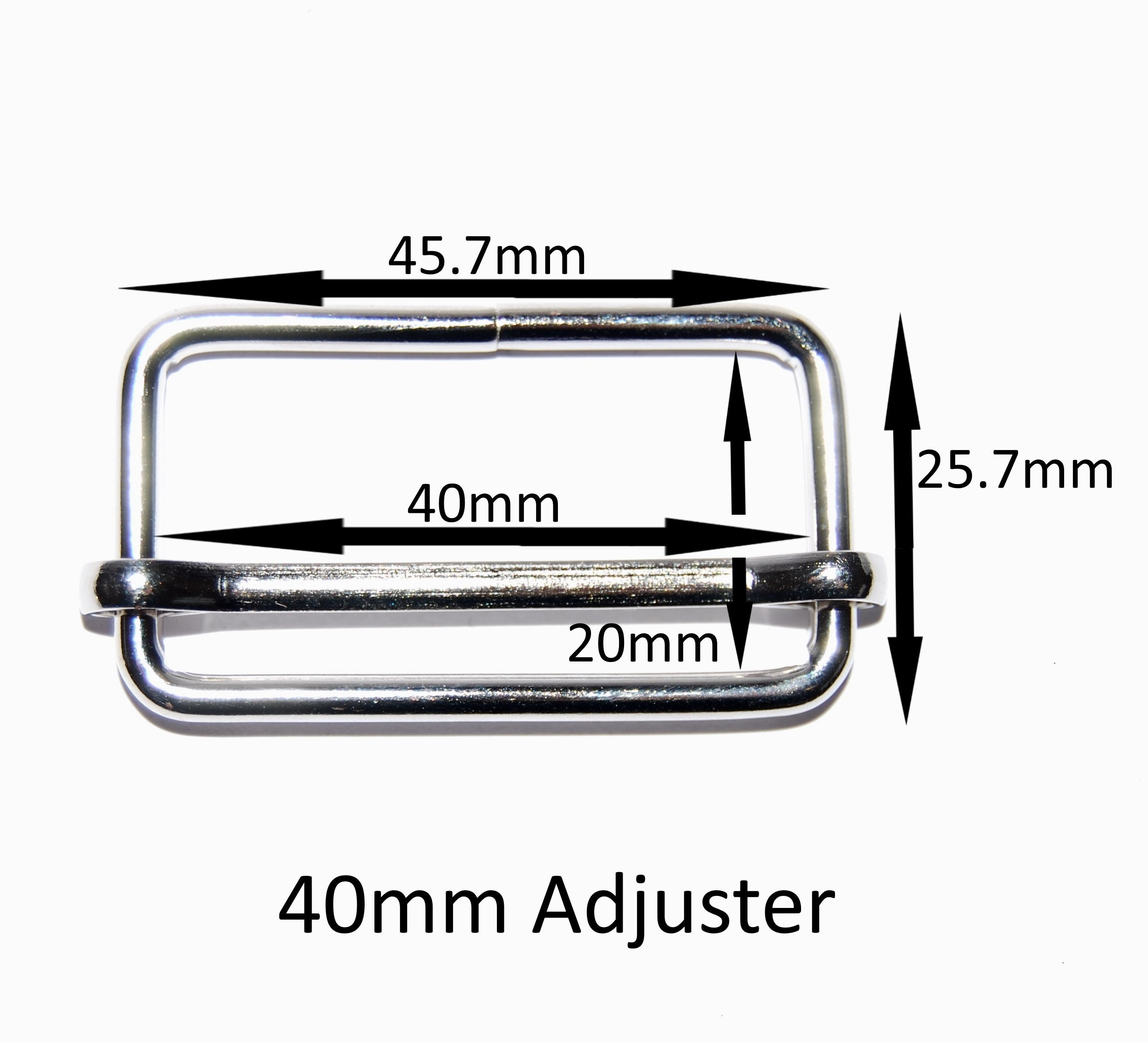 10 Pieces 2 Inch Slide Adjuster, Silver, Purse Strap Slider, Bag Making  Hardware, Messenger Bag Strap Adjuster 
