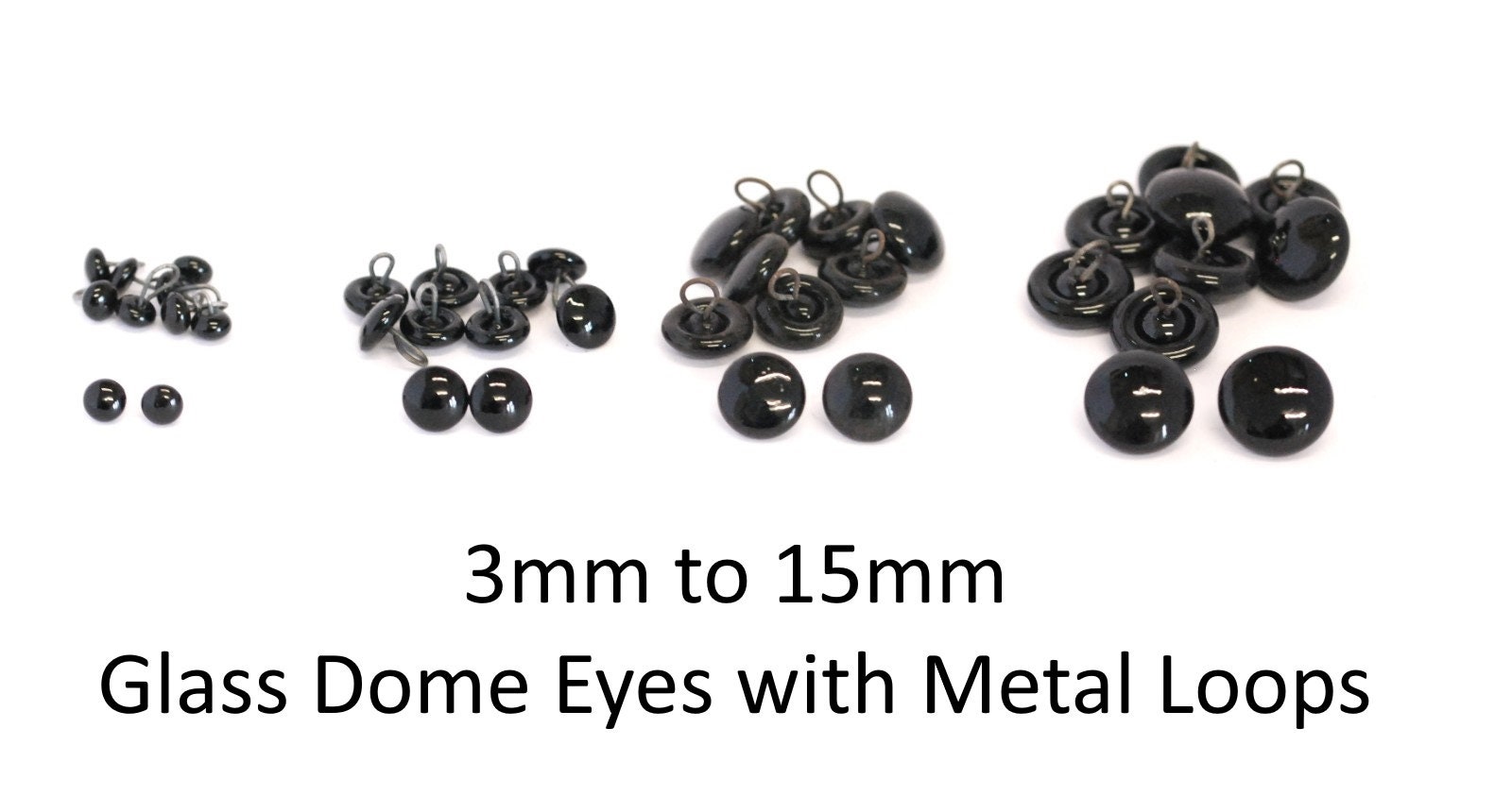 BLACK Safety Eyes, Available in 14 Different Sizes 4.5mm to 24mm Amigurumi  Safety Eyes, Teddy Bear Eyes, Craft Safety Eyes -  Norway