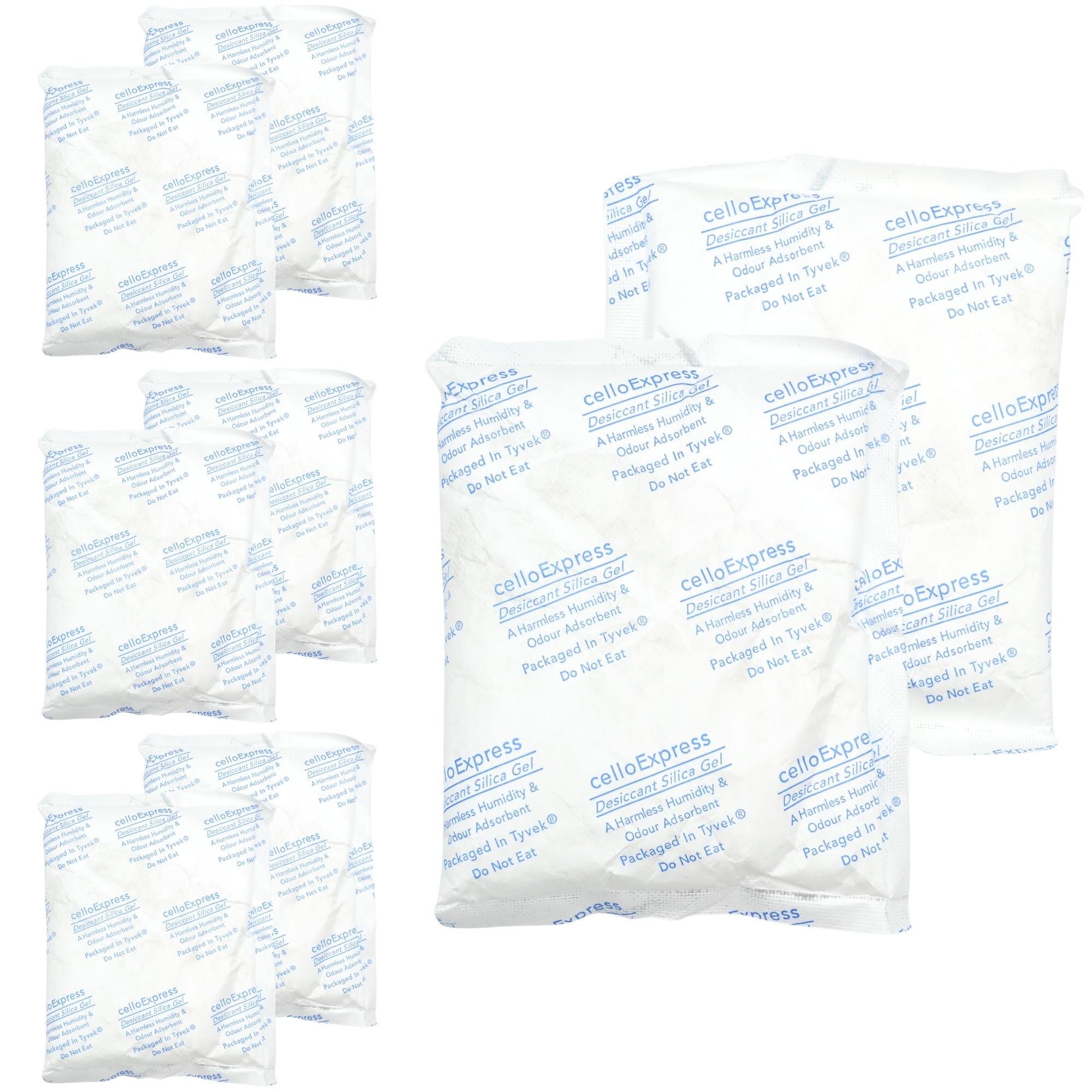 100g TYVEK® Silica Gel Desiccant Sachets - Moisture Absorber Bags