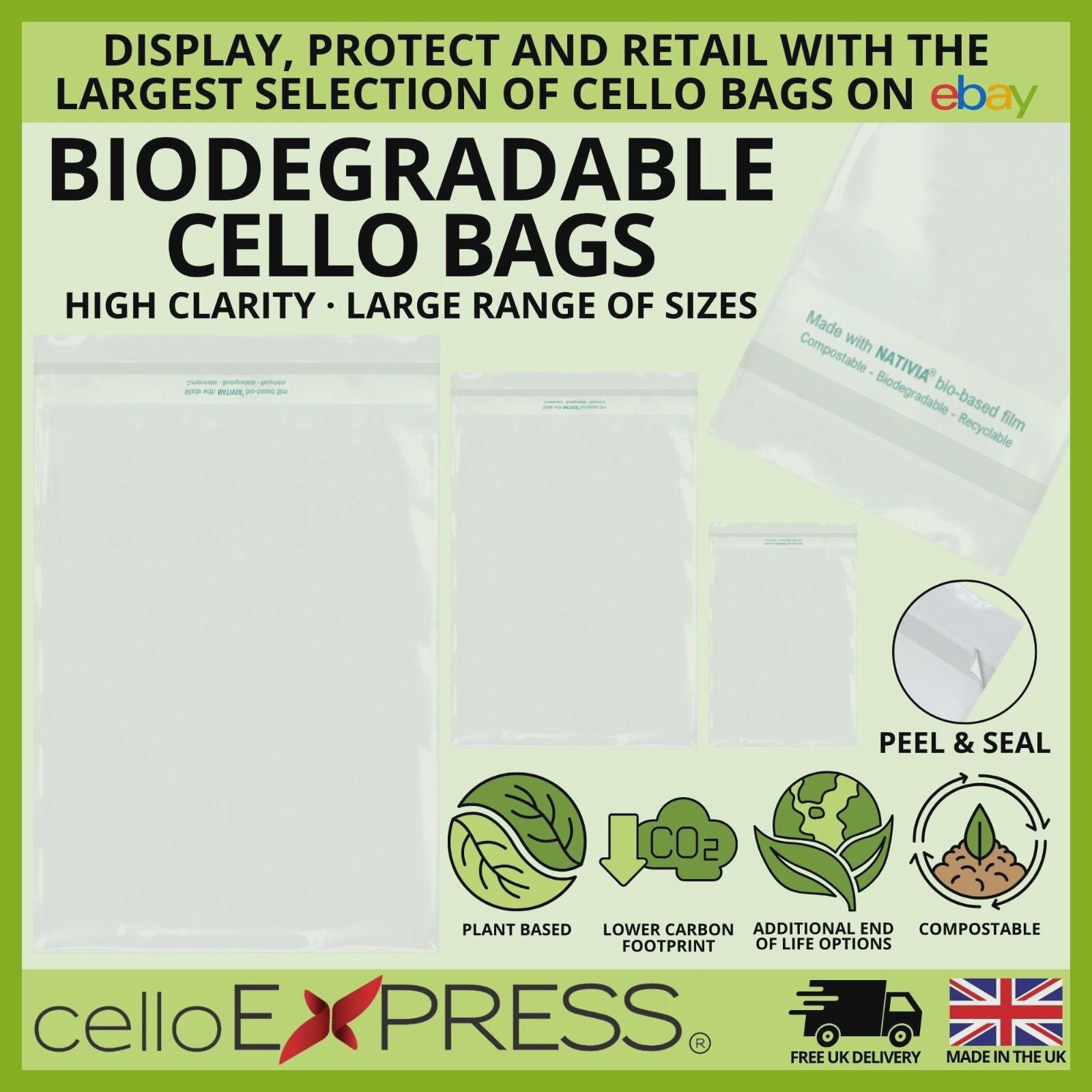Biodegradable 160mm X 155mm + 30mm Self Seal Flap - Bio 6