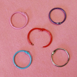 25mm Painted Hinged Ring Binder - Choice of Colours - Scrapbooking Ringbinders - Split Hinge