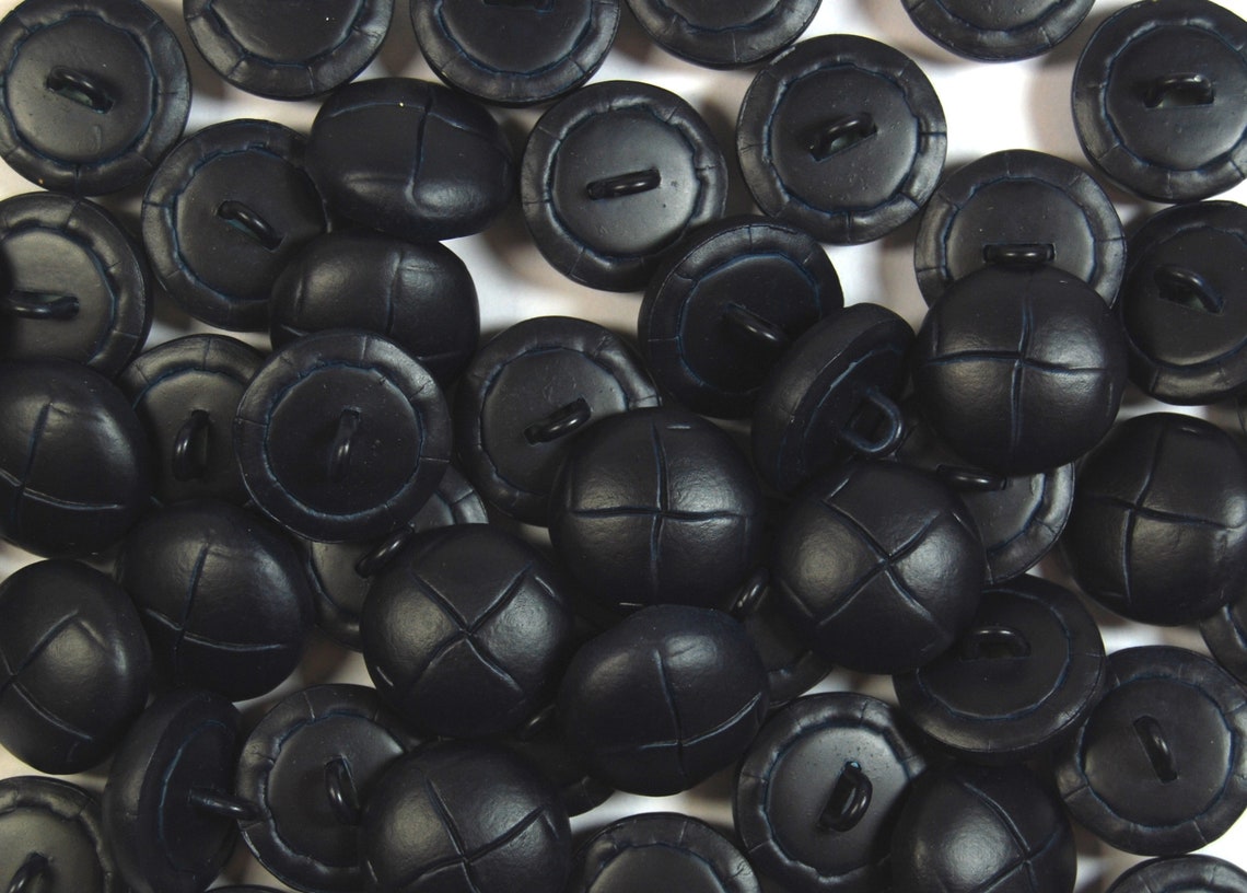 Leather Football Buttons 22.5mm Choice of Colour Sewing Etsy UK