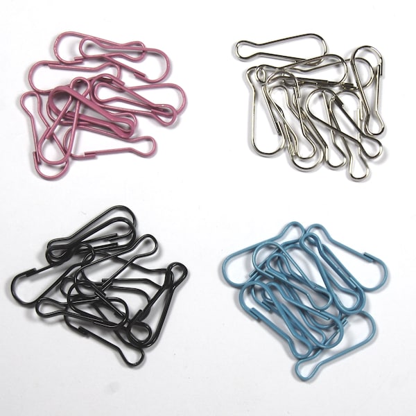 25mm Snap Lanyard Clips - Choice of Size Colour & Size- Carabiner Clasps for Keyrings/Badges/Bag Findings