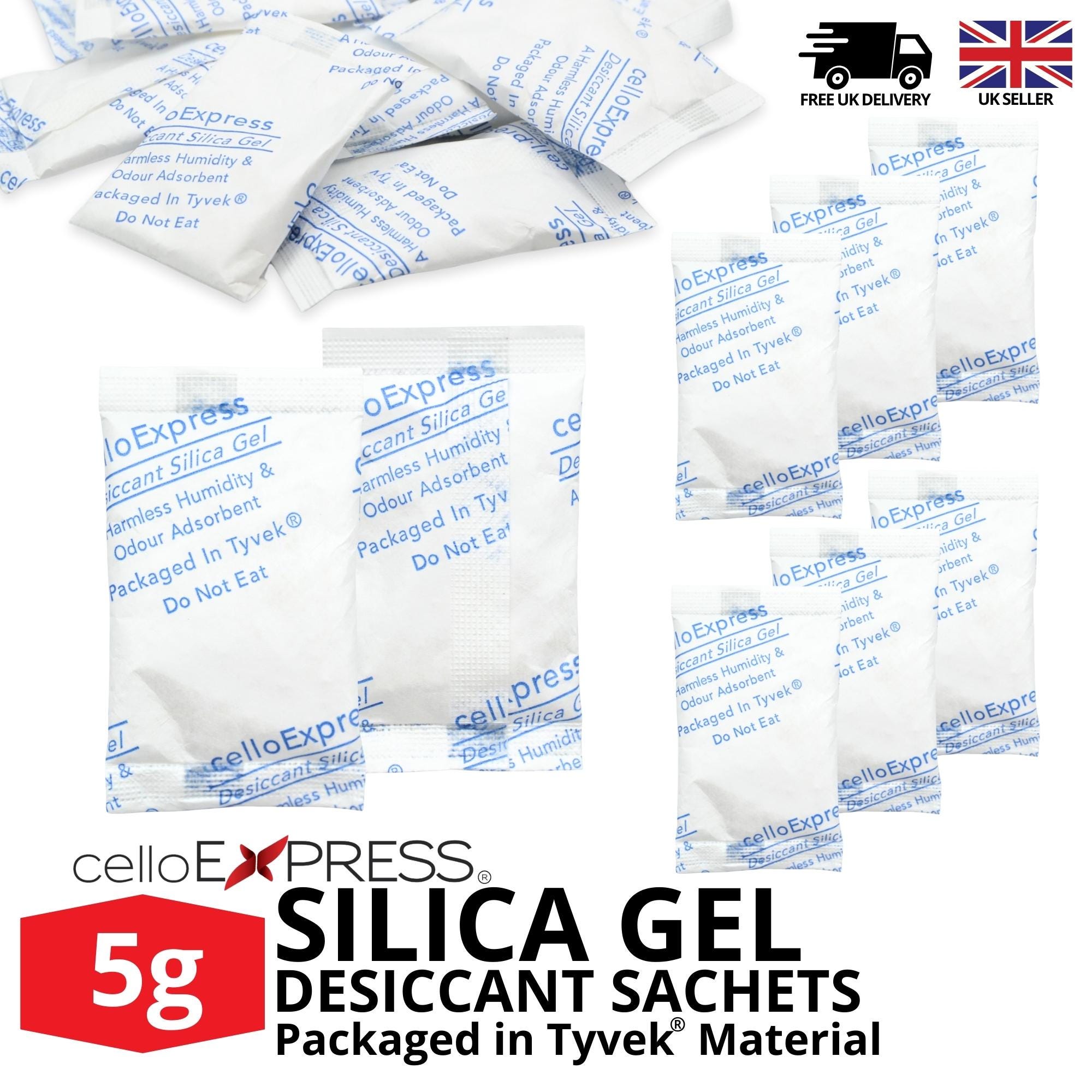 5g TYVEK® Silica Gel Desiccant Sachets - Moisture Absorber Bags - Etsy