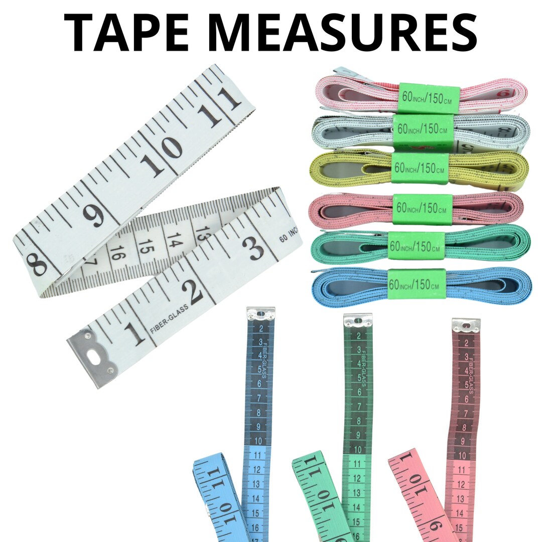 Tape Measures Soft Flat Double Sided 2 Scales Body Measurements