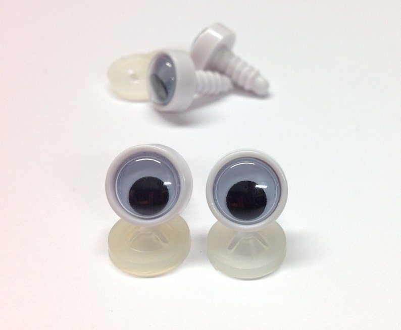 GOO GOO EYES with PLASTIC BACKS Teddy Bear Making Soft Toy Googly Craft