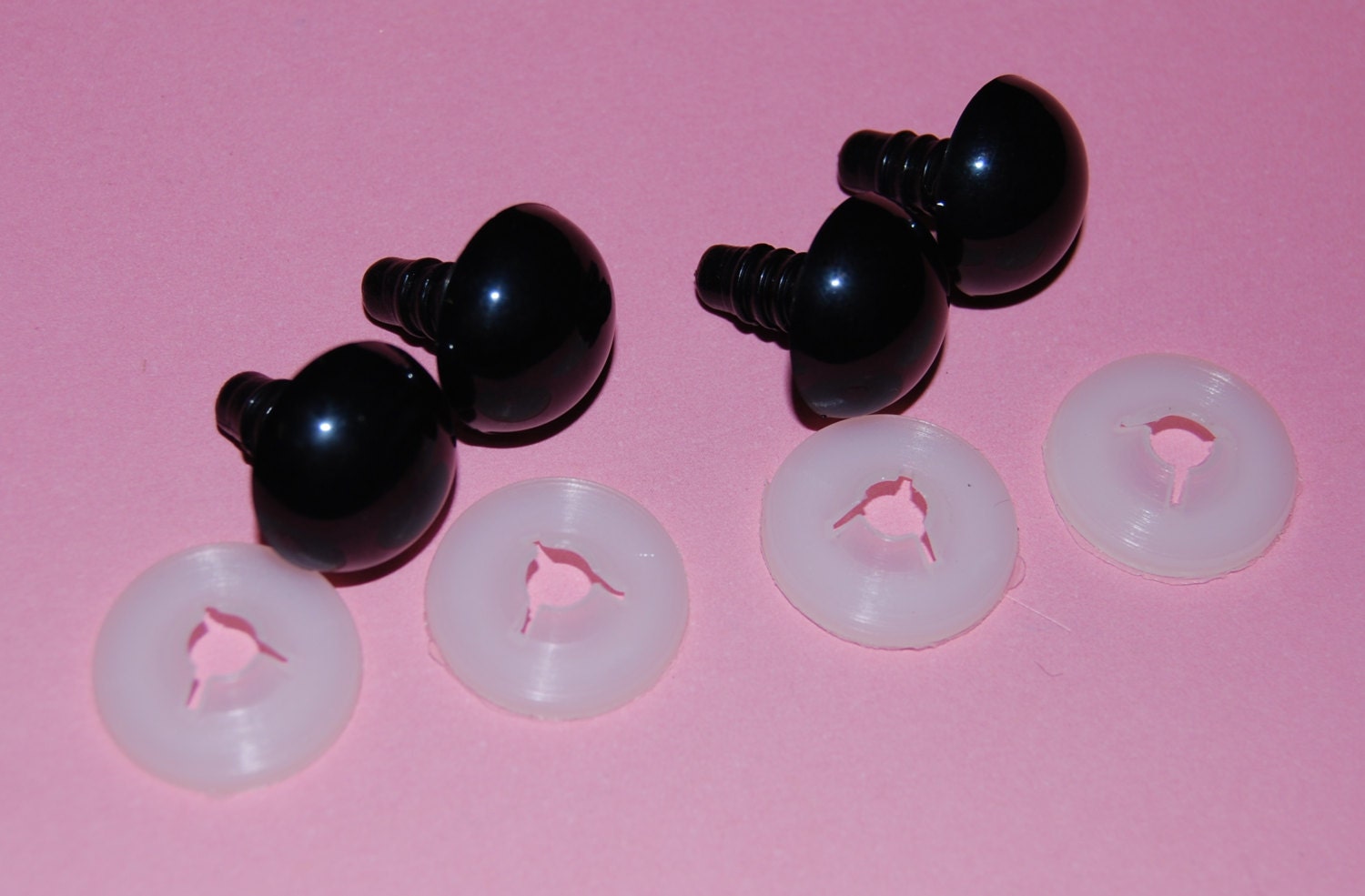 20mm Plastic eyes Black amigurumi (1 pair), animal, plastic, teddy bear,  plush animal craft safety eyes
