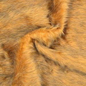 Wolf - Choice of Lengths Available - Animal Faux Fake Animal Fur Fabric 30mm Pile - DIY Home Crafts