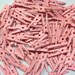 25mm Pink Plain Small Wooden Craft Pegs Mini Clip Metal Spring Tiny Wedding Decor