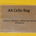 see more listings in the Cello Bags for Cards Etc section