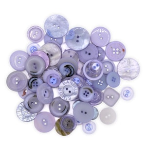 Boutons lavande teints à la main - Différentes tailles et poids - Couleurs vives Artisanat Scrapbooking Fabrication de cartes