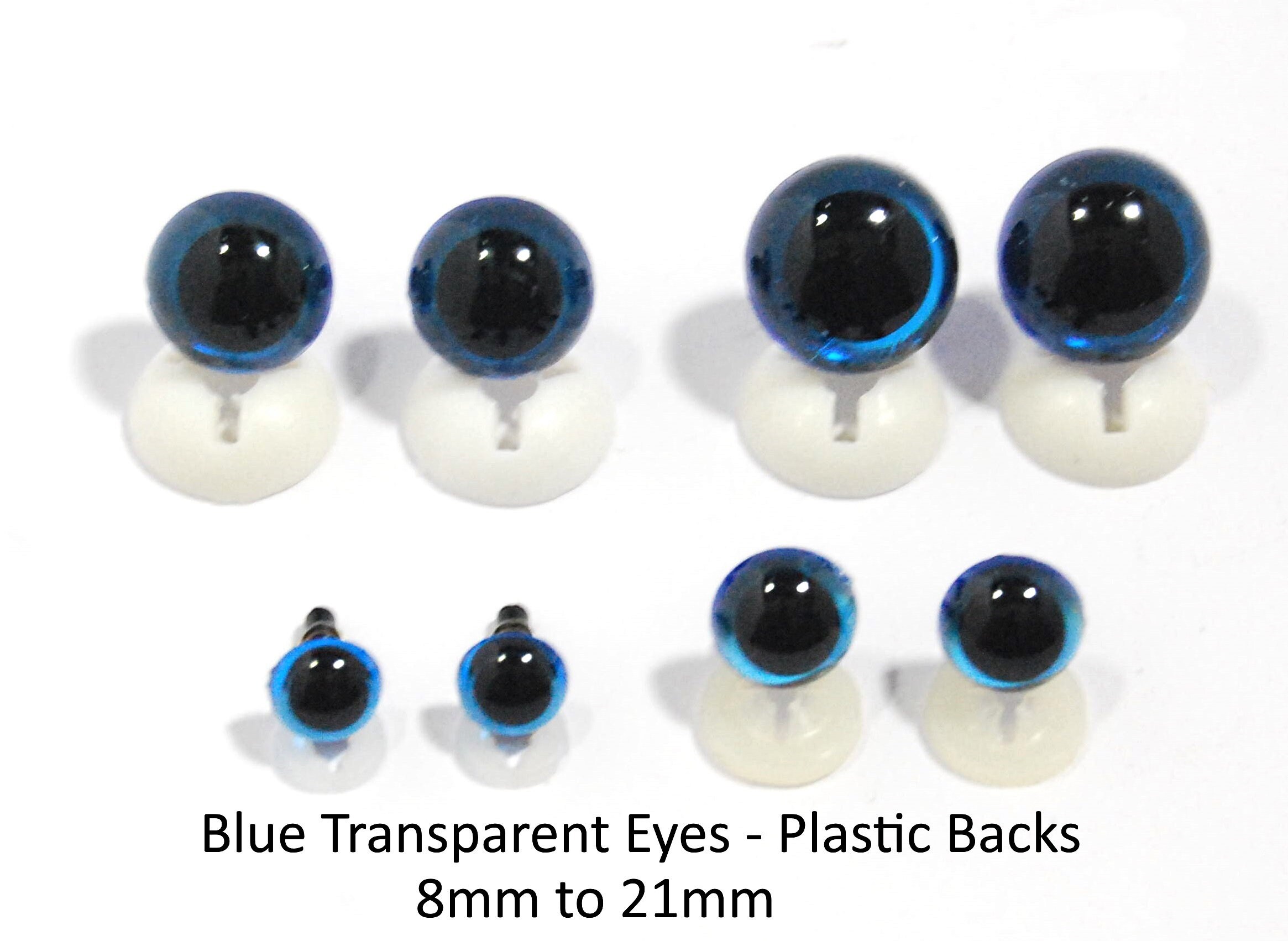 8mm BLACK Safety Eyes 5 Pairs Plastic, Amigurumi, Animal, Plastic, Craft Safety  Eyes for Plush Stuffed Animals 